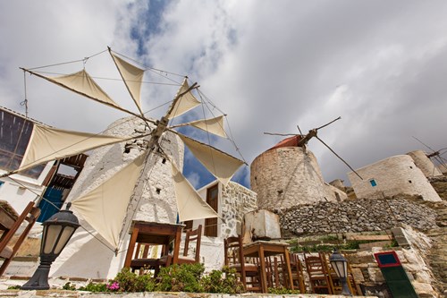 Wind Mills in Olympos Village